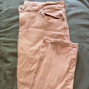Pink Old navy “rockstar super skinny” jeans